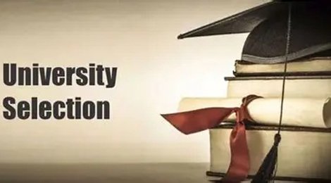 course & university selection